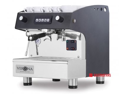 Kávovar Romeo 1 pákový, automatický, černý, Kávovar VERONA ROMEO, 1pákový - automatický, 230V/1800W, 375x530x(H)485mm