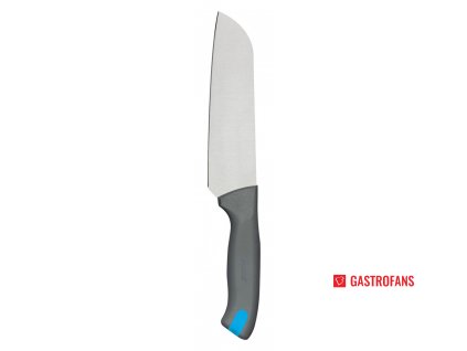 Nůž kuchařský s vroubkovanou čepelí, v asijském stylu SANTOKU