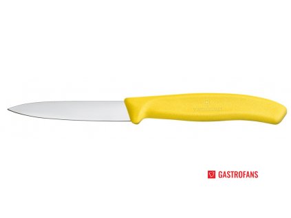 Nůž na zeleninu hladký, Žlutá, (L)190mm