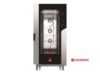 Elektrický konvektomat EKA Millennial Smart Gastro, 20x GN 1/1 - elektromechanické ovládání Hendi