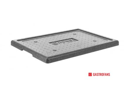 Termoizolační nádoba Kitchen Line z polykarbonátu, GN 1/1, 40L, Černá, 600x400x(H)283mm