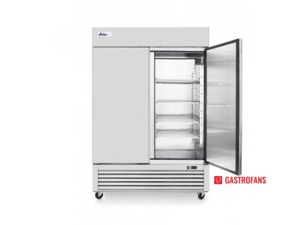 Nerezová dvoukřídlá lednice 1300 L Kitchen Line, GN 2/1, 1300L, -5/5˚C, 230V/320W, R290, 1382x800x(H)1987mm