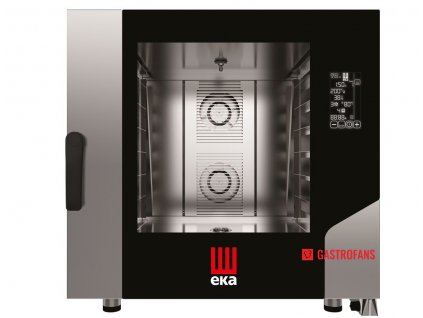 Paro konvekční pec / elektrický konvektomat EKA Millennial black mask bakery, 6x plech - 600mm x 400mm - ovládání dotykovým panelem ThermoCook  Hendi