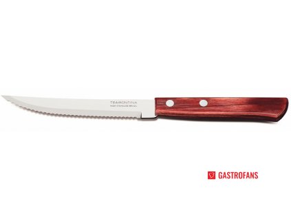 Sada nožů Churrasco na steaky a pizzy - 6 ks, Červená, 6 ks., (L)210mm