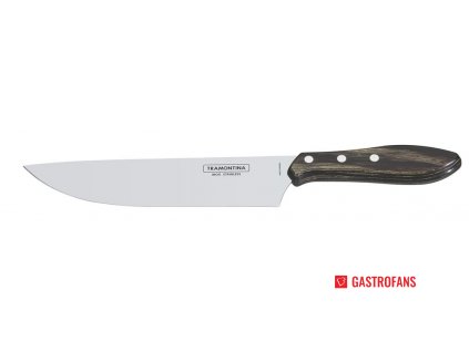 Nůž Churrasco na maso, Hnědá, (L)200mm