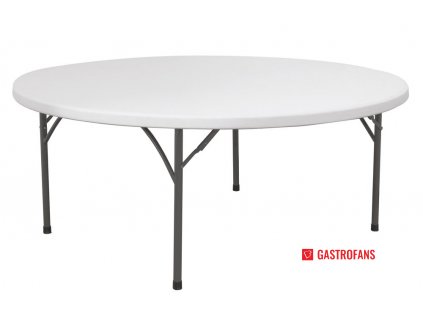Bufetový stůl kulatý skládací, o1800x(H)740mm