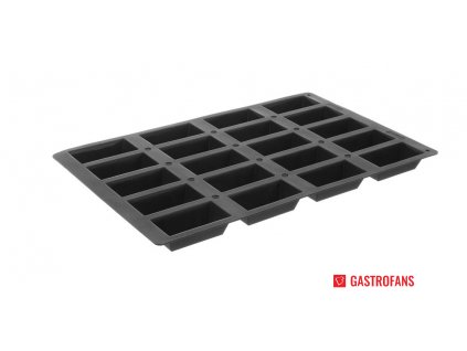 Forma silikonová Mini – dort, 20 otvorů, GN 1/1, 100x52x(H)31mm