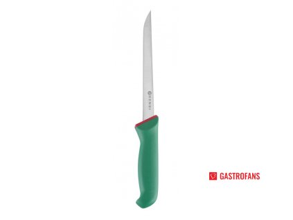 Nůž na filetování ryb ohebný, Zelená, 33 cm
