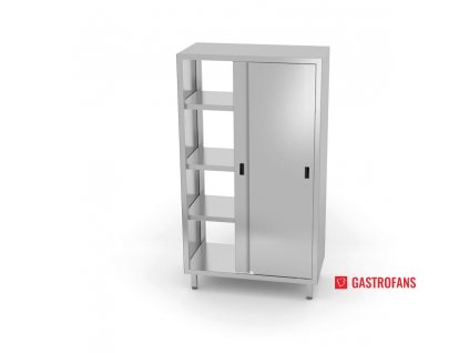 Oboustranná skříň s posuvnými dveřmi, montovaná 800x500x(H)1800 811634