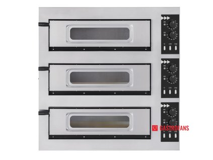 Pec na pizzu 3-stupňová basic 3/50 glass and light, 45/455?C