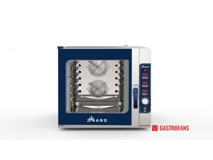 Konvekční parní pec Nano Drive Bakery 6 × 600 × 400 mm - elektronicky řízená, s čisticím systémem a sondou, HENDI, GN 1/1