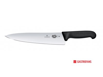 Nůž kuchyňský s širokou čepelí, Černá, (L)380mm