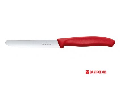 Nůž na rajčata, Červená, (L)219mm