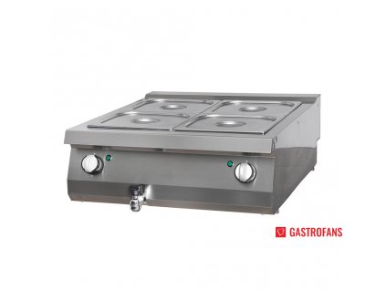 Bain Marie pro vysoké zatížení - elektrický - dvojitá jednotka - hloubka 70 cm