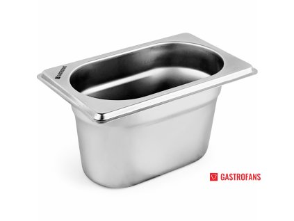 Gastronádoba 1/9 GN - hloubka 100 mm - 17,6 x 10,8 cm - nerezová ocel Maxima