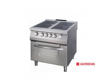 Sporák Premium - 4 hořáky - elektrický - dvojitá jednotka - hloubka 90 cm Maxima