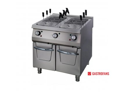 Vařič těstovin Premium - elektrický - 400V - dvojitá jednotka - hloubka 90 cm Maxima