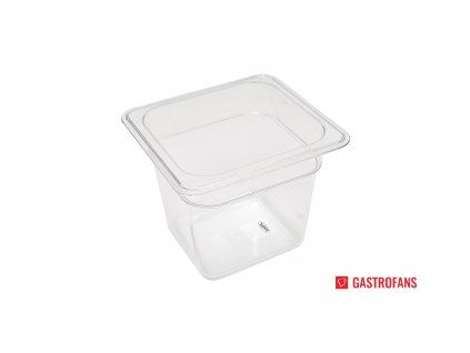 Gastronádoba 1/6 GN - hloubka 15 cm - 17,6 x 16,2 cm - polykarbonát Maxima