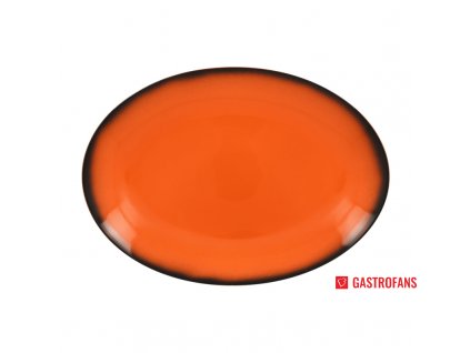 RAK Talíř oválný 32 x 23 cm, oranžová | RAK-LENNOP32OR