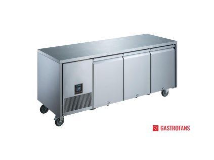 Chladící stůl Polar U-Series Premium Třídveřová pultová lednice 420Ltr Polar