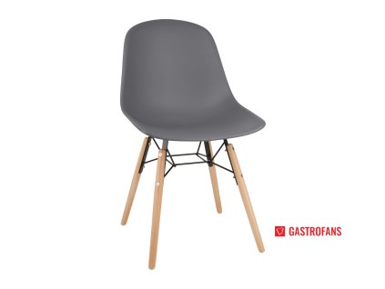 Boční židle Bolero Arlo tmavě šedá (balení 2 ks) Bolero