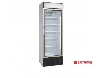 Chladicí skříň jednodveřová s prosklenými dveřmi TEFCOLD FSC 1450, lednice na nápoje