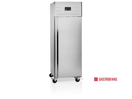 Chladicí skříň s plnými dveřmi GUC 70, 528 l – nerezová TEFCOLD