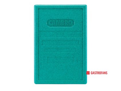 Víko pro termoizolační boxy Cam GoBox s horním plněním, Cambro, zelené, Zelená, 600x400x(H)34mm