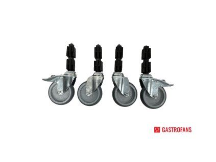 Sada koleček - výška 150 mm  Combisteel