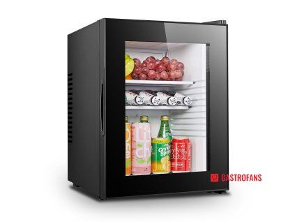 205806 minibar s prosklenymi dvirky objem 40l