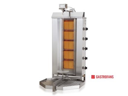 Gyros gril - 5 zón ohřevu  Combisteel