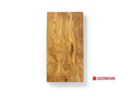 Obdélníková servírovací deska z olivového dřeva, HENDI, 350x150x(H)18mm