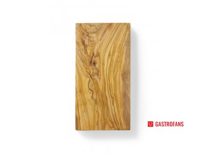 Obdélníková servírovací deska z olivového dřeva, HENDI, 300x150x(H)18mm