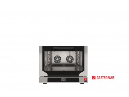 Konvekční parní trouba Evolution Next 4x 530x325 mm GN 1/1, elektrická, s dotykovým ovládacím panelem, Tecnoeka, GN 1/1, 400V/6400W, 784x752x(H)634mm ThermoCook  Tecnoeka