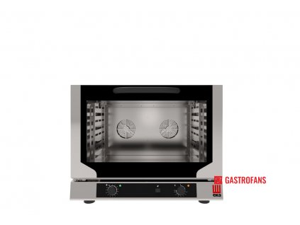 Pekařská konvekční pec s vlhkostí Evolution Next 4x 600x400, elektrická, s elektromechanickým ovládáním, jednofázová, Tecnoeka, 220-240V/3400W, 783x755x(H)634mm ThermoCook  Tecnoeka