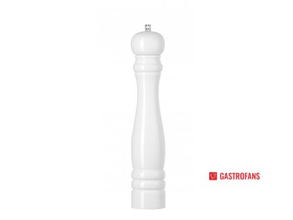 Dřevěný mlýnek na sůl, HENDI, Bílá, o60x(H)315mm Hendi