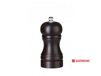 Dřevěný mlýnek na sůl, HENDI, Tmavé dřevo, o50x(H)113mm Hendi