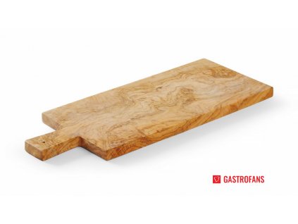 Servírovací deska z olivového dřeva, HENDI, 480x190x(H)22mm