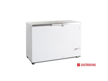 Pultová mraznička | FR 405 S SL | plné nerezové víko – 377 l – bílá  TEFCOLD