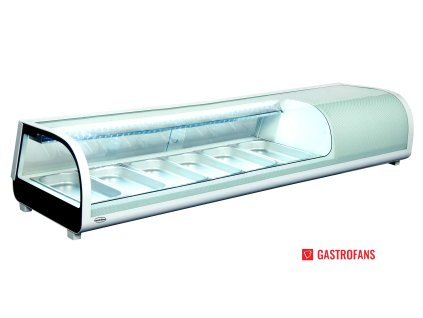 Vitrína na sushi - objem 62L  Combisteel