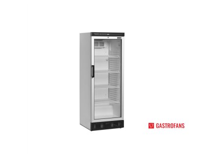 Chladicí skříň s prosklenými křídlovými dveřmi FS 1280, 290 l - bílé provedení TEFCOLD