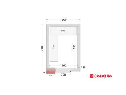 TEFCOLD CR 150x210x220