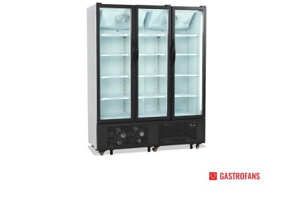 Chladicí skříň – 3 křídlové samozavírací prosklené dveře - 1600×2073 mm TEFCOLD