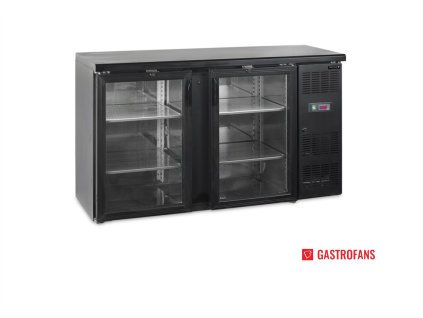 Minibar s prosklenými, křídlovými dveřmi CBC 210 G TEFCOLD