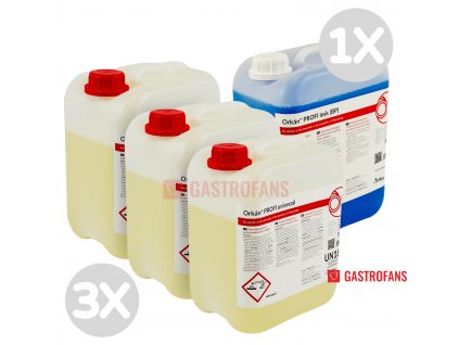 orkan 5kg 3x yellow 1x blue