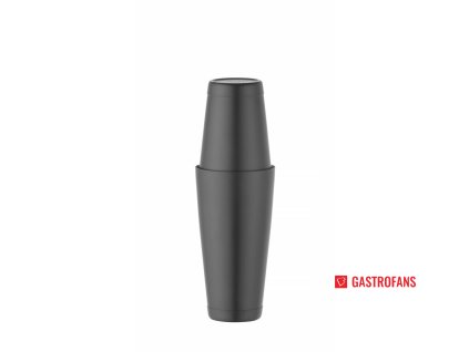 Šejkr Tin-on-Tin Boston, Bar up, 0,8L, Černá, o90mm  Bar up
