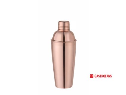 Šejkr Cobbler 3-dílný, Bar up, Měděná, o85x(H)240mm  Bar up