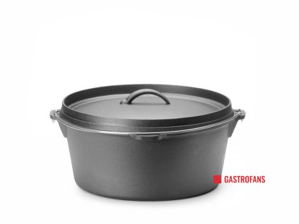 Litinový hrnec, HENDI, Černá, o310x(H)155mm  Hendi