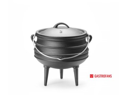 Litinový hrnec, HENDI, Černá, o245x(H)280mm  Hendi