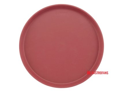 Servírovací tác Camtread, kulatý, protiskluzový, Cambro, vínový, o355x(H)21mm  Cambro